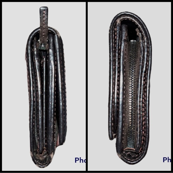 Fendi Brown Zucchino Vintage Small Trifold Wallet - Picture 5 of 17